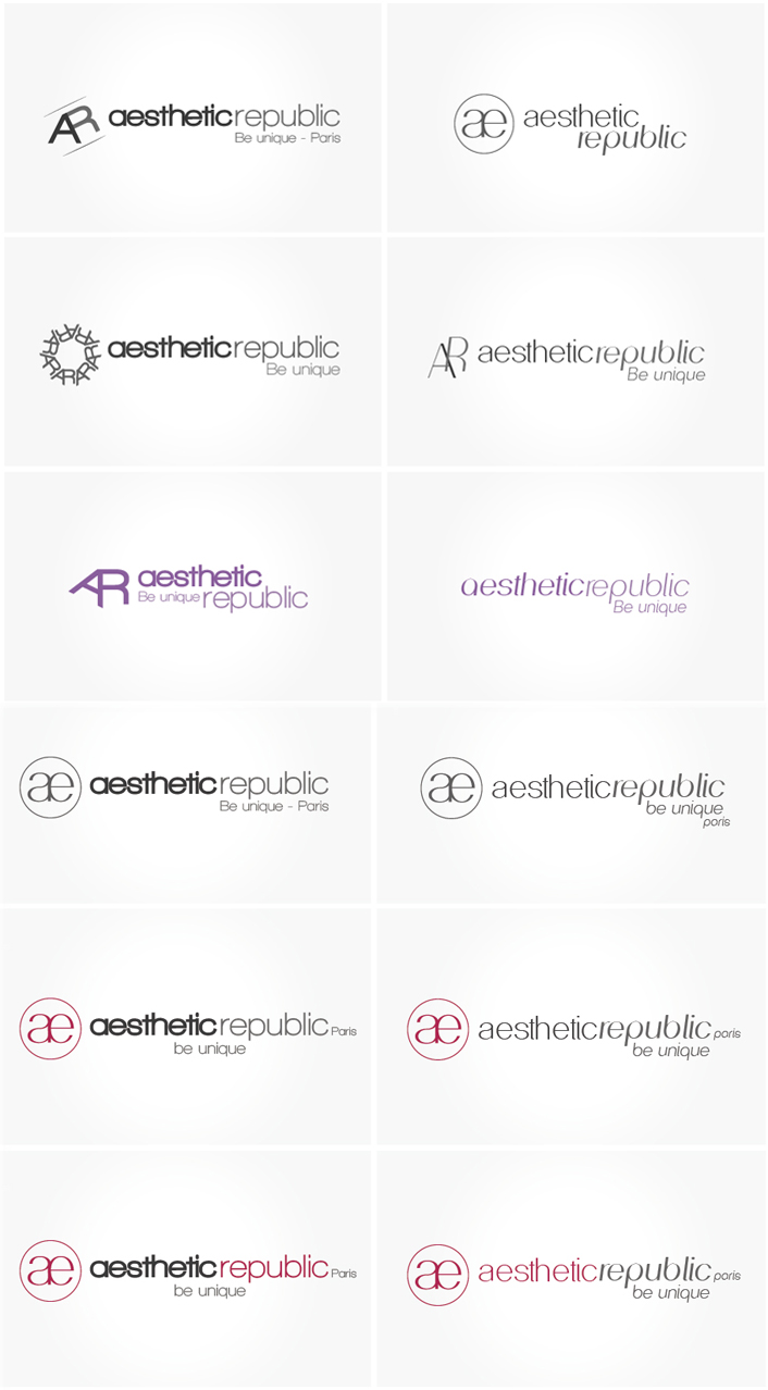 creation Création logo coiffeur >> AestheticRepublic
